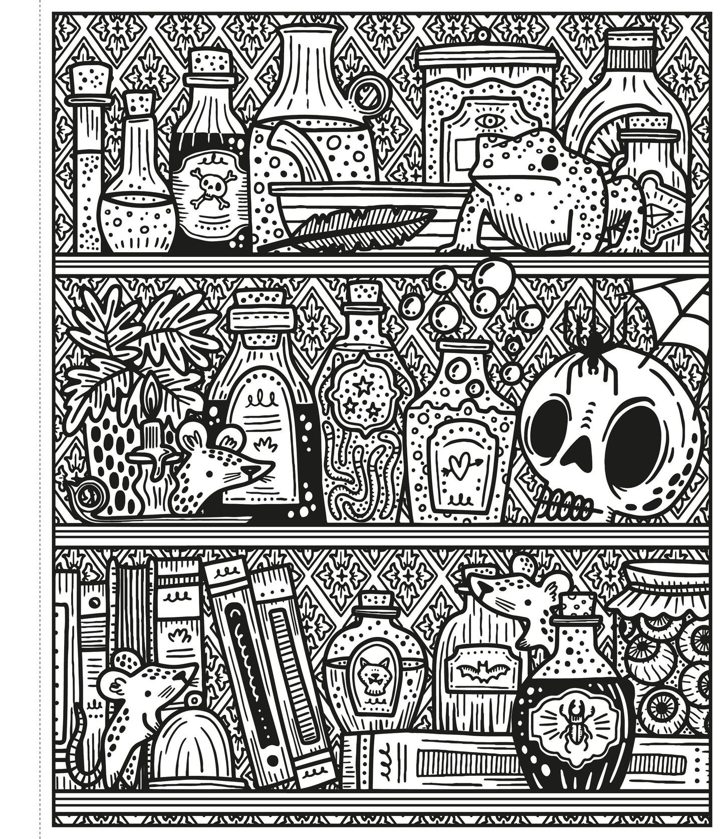 Halloween Magic Painting Book, Age 5+