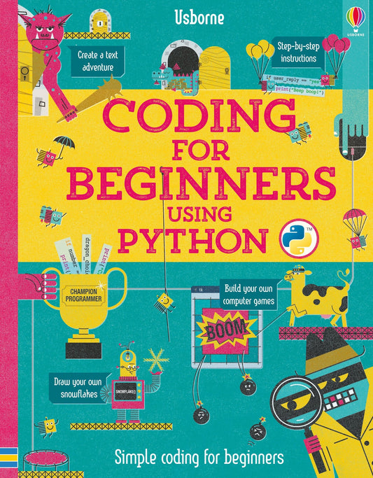 Coding for Beginners: Using Python, Age 8+