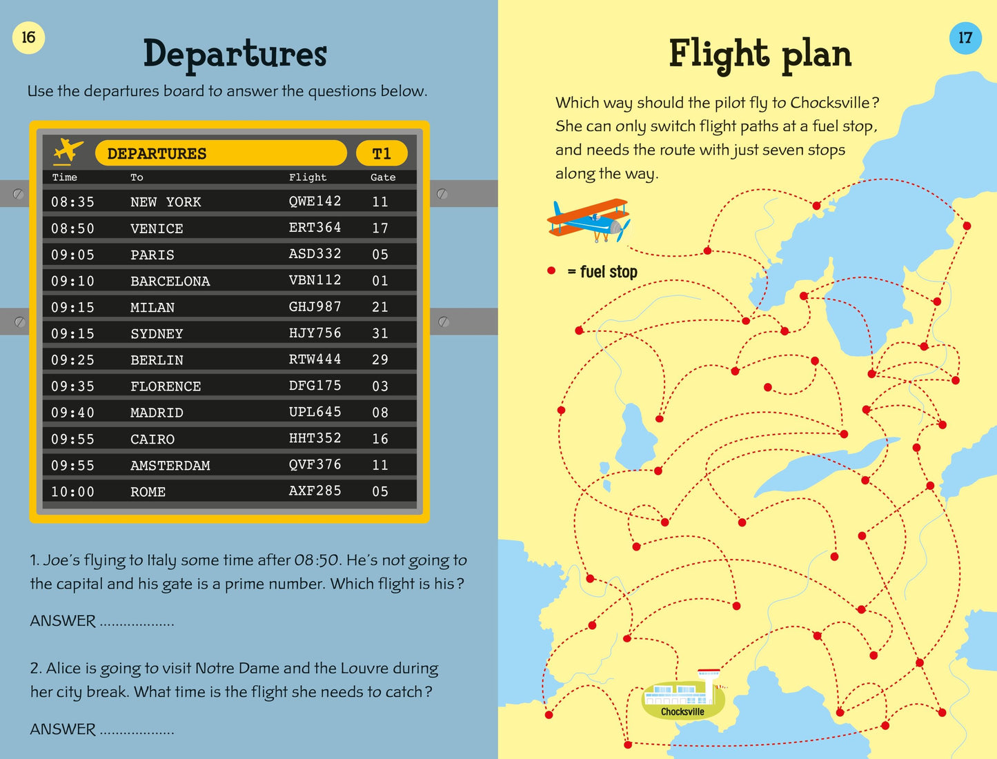 100 things to do on a plane, Age 6+