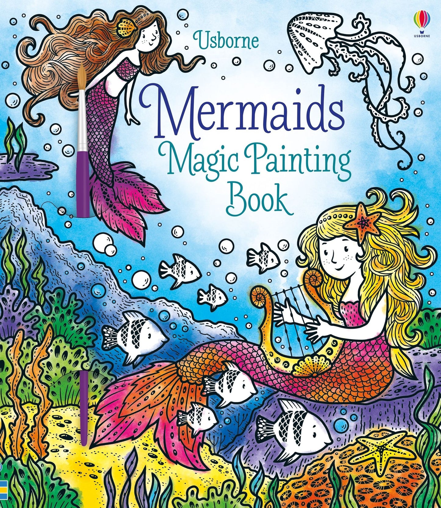 Mermaids Magic Painting Book, Age 5+
