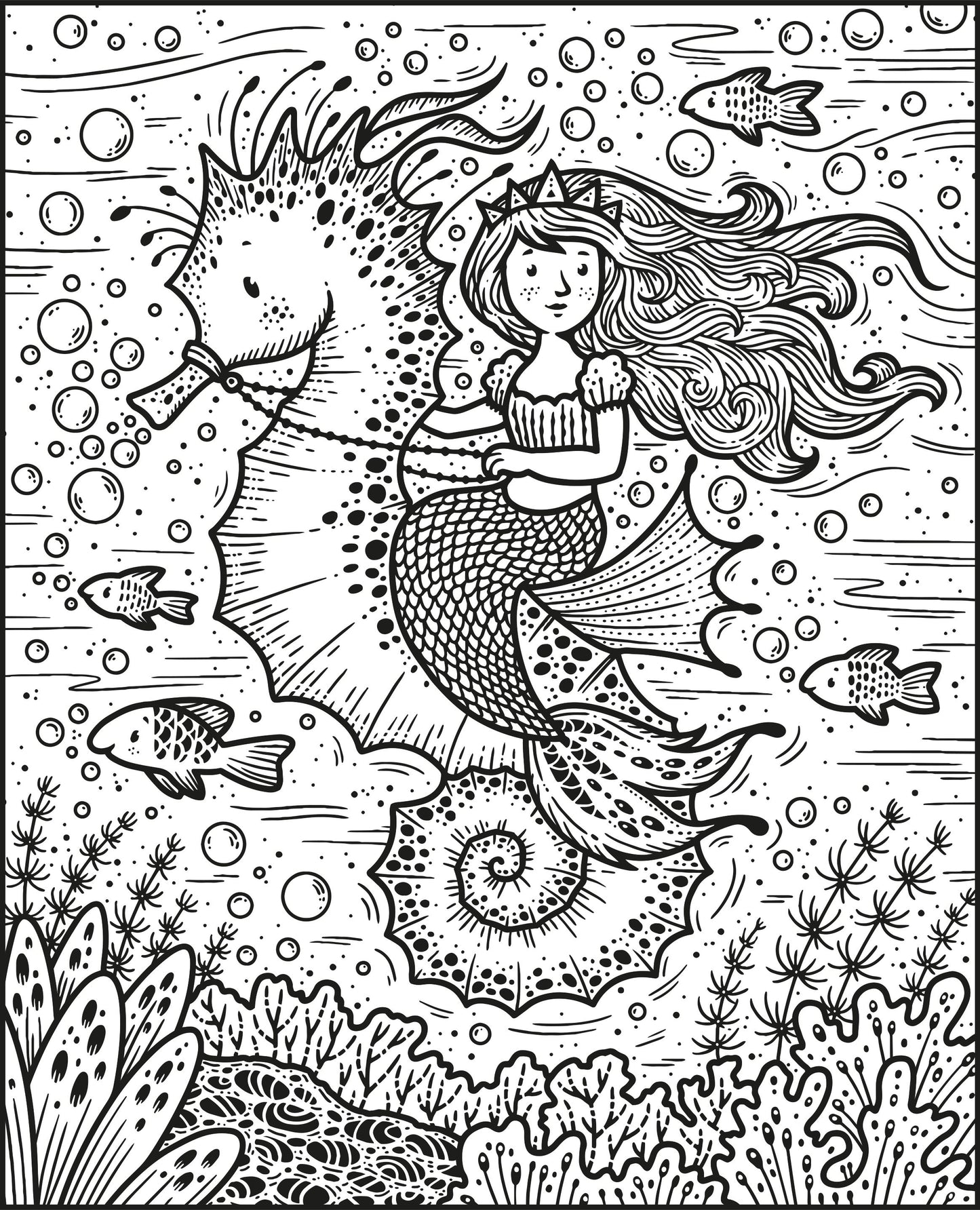 Mermaids Magic Painting Book, Age 5+