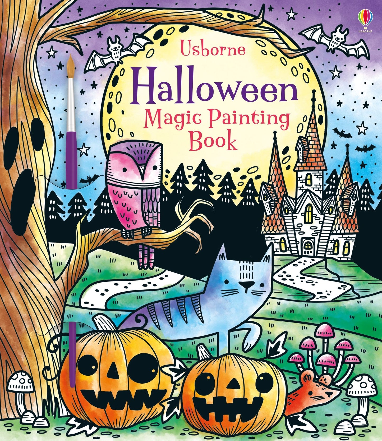 Halloween Magic Painting Book, Age 5+