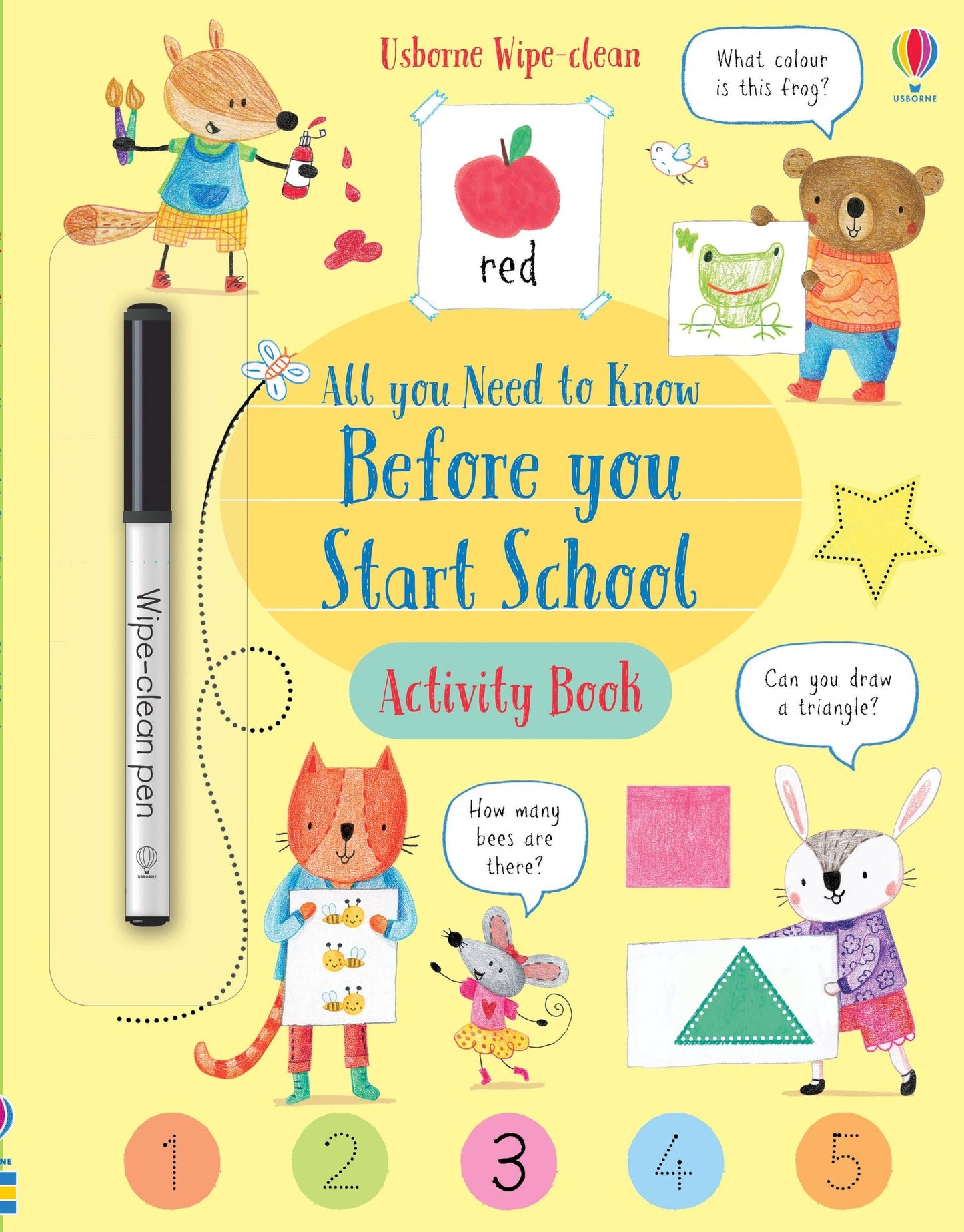 Wipe-Clean All You Need to Know Before You Start School Activity Book, Age 3+