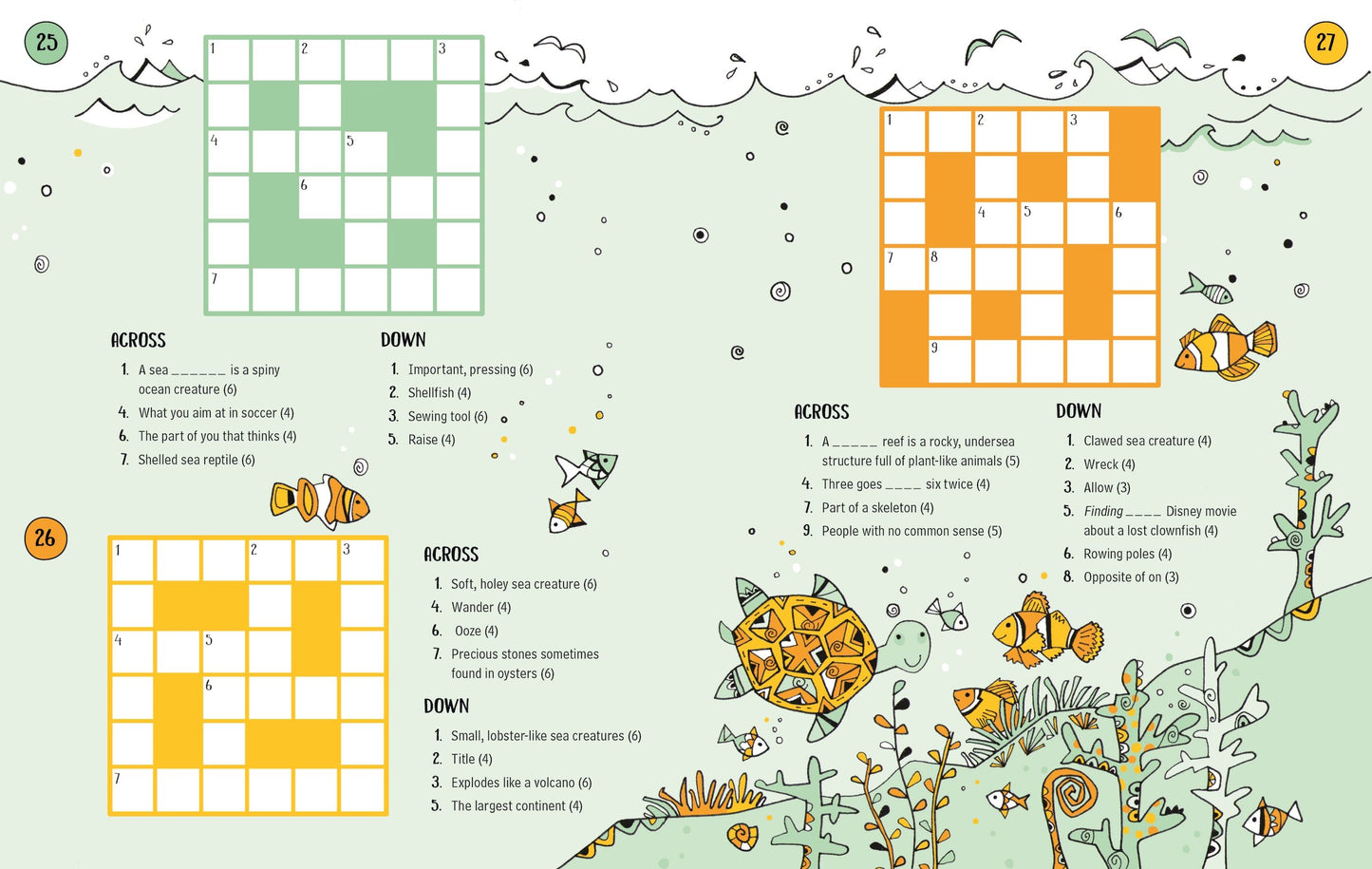 100 Children's Crosswords: Animals. Age 7+