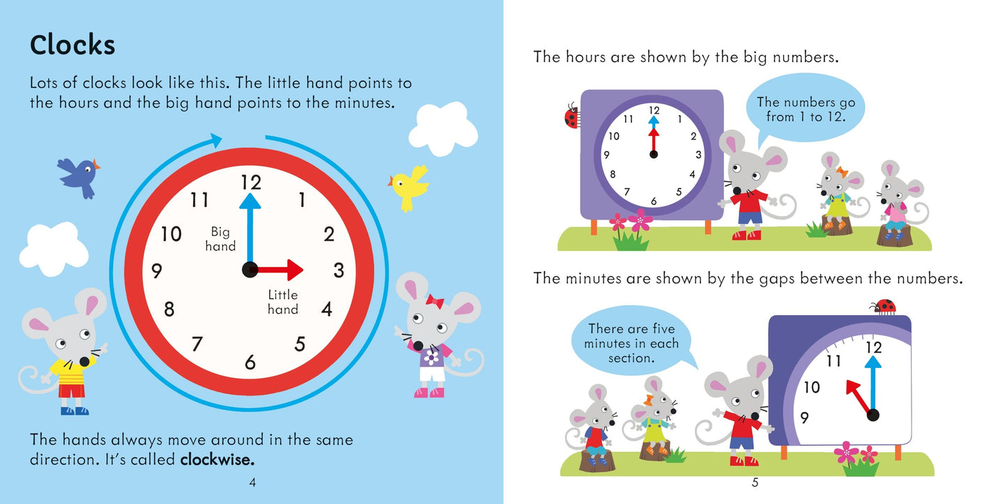 Telling the Time Matching Games and Book. Age 5+