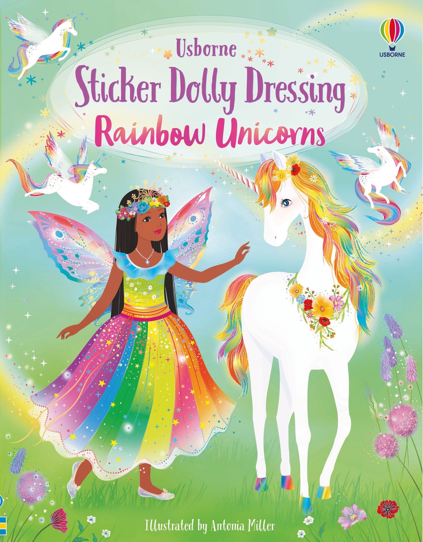 Sticker Dolly Dressing Rainbow Unicorns, Age 5+