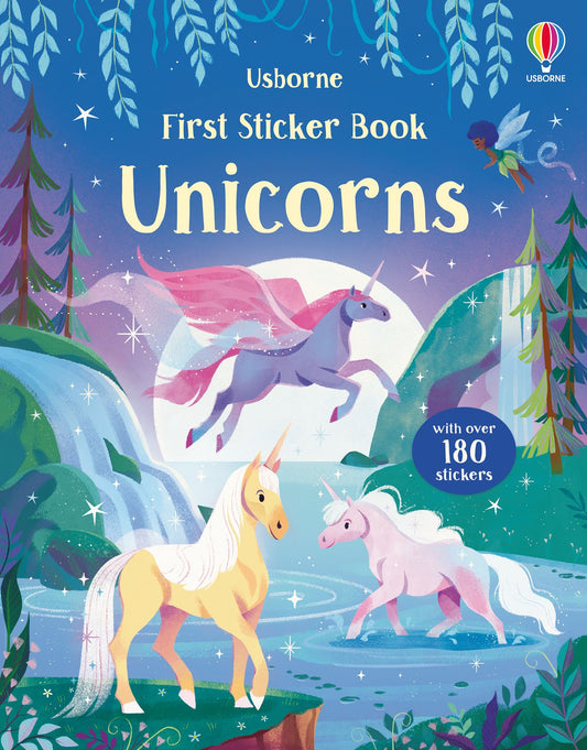 First Sticker Book Unicorns, Age 3+