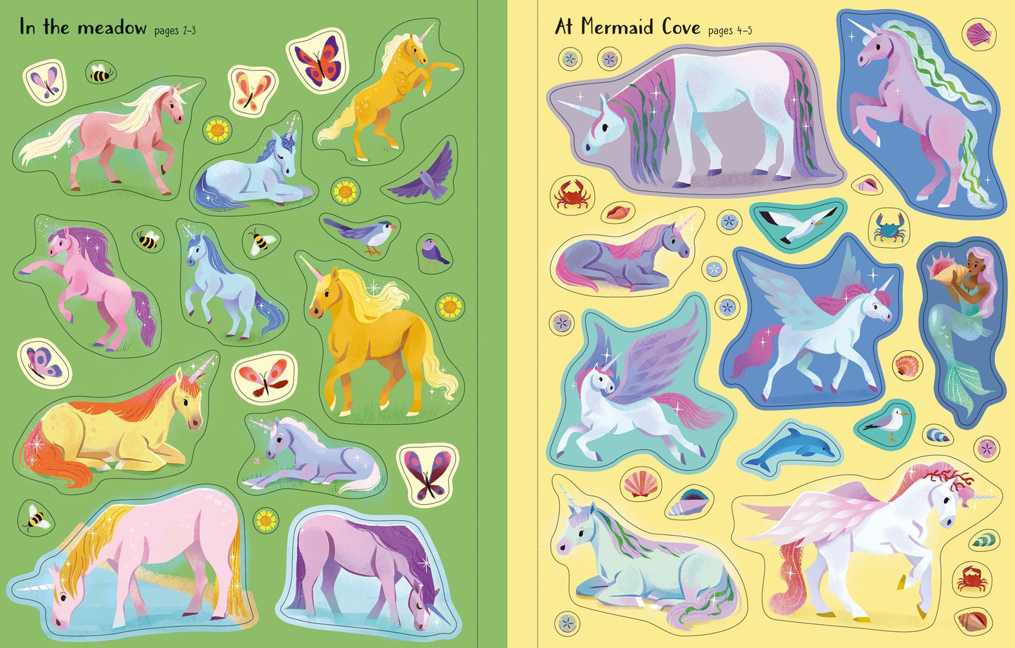 First Sticker Book Unicorns, Age 3+