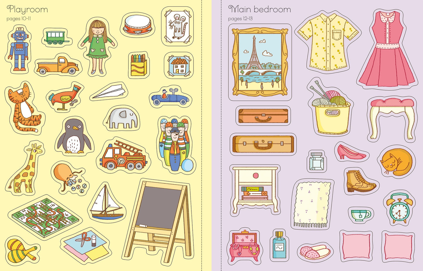 First Sticker Book Doll's House, Age 3+