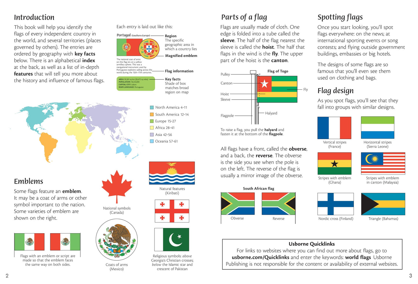 Spotter's Guides: Flags of the World, Age 7+