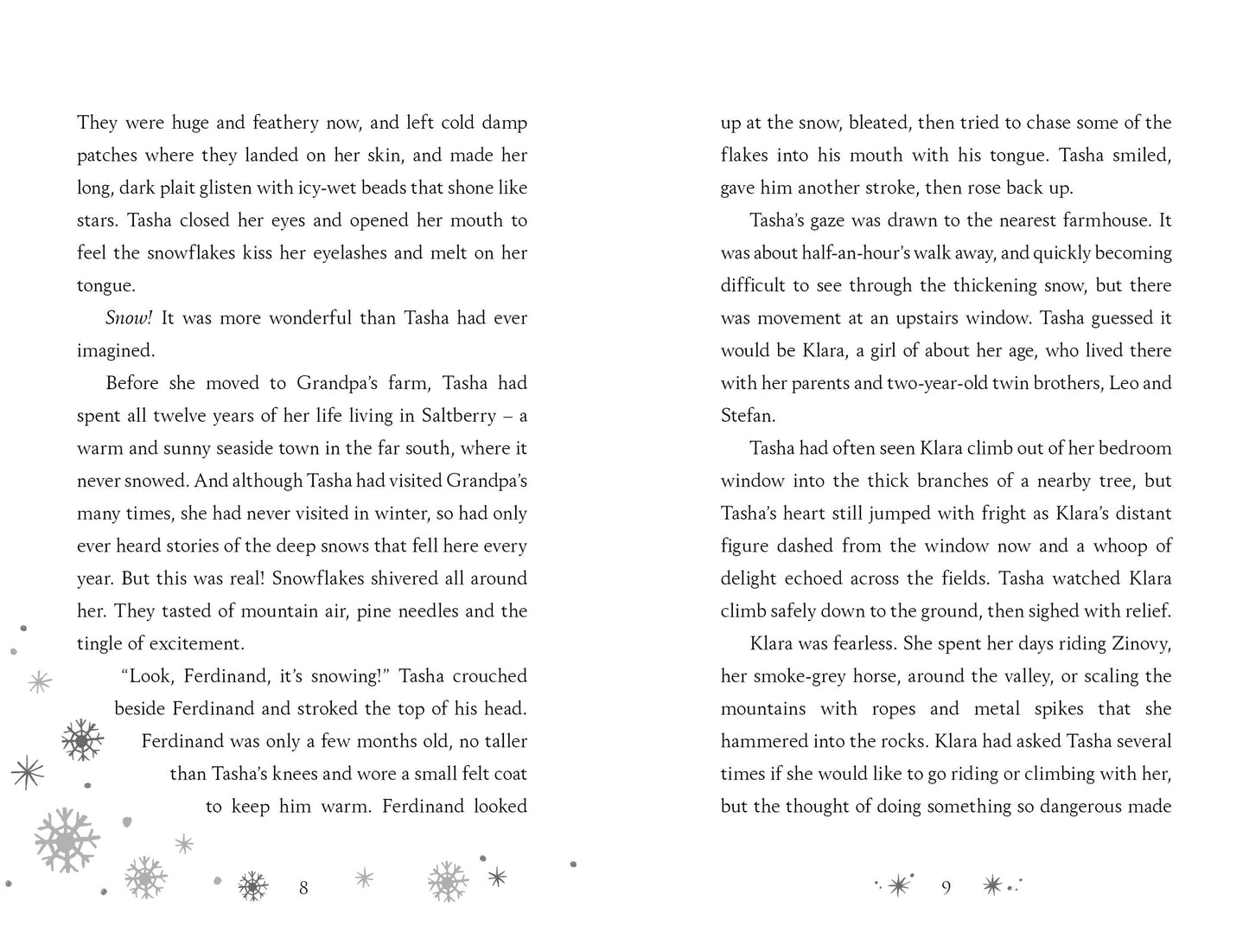 The Snow Girl, Age 8+